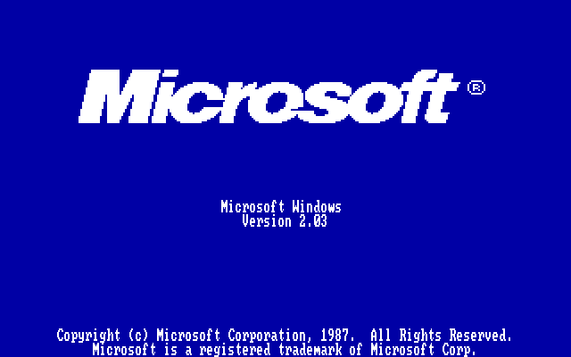 Pantalla de carga de Windows 2.03