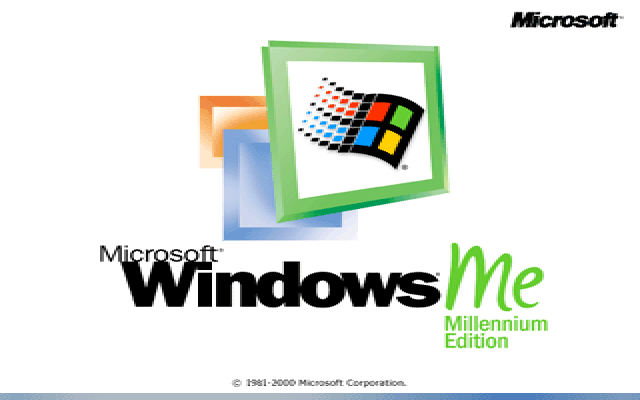 Pantalla de carga de Windows ME